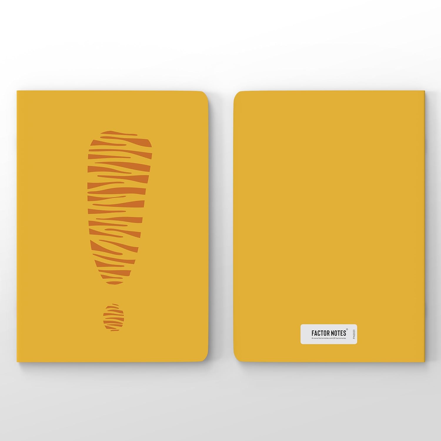 Factor Notes A5 Notebook Exclamation - Plain, 90 GSM, 160 Pages Factor Notes